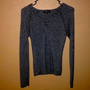 Black and white sweater